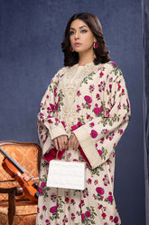 2-PC Embroidered Silk Shirt with Qlot trouser CNP22-09-S